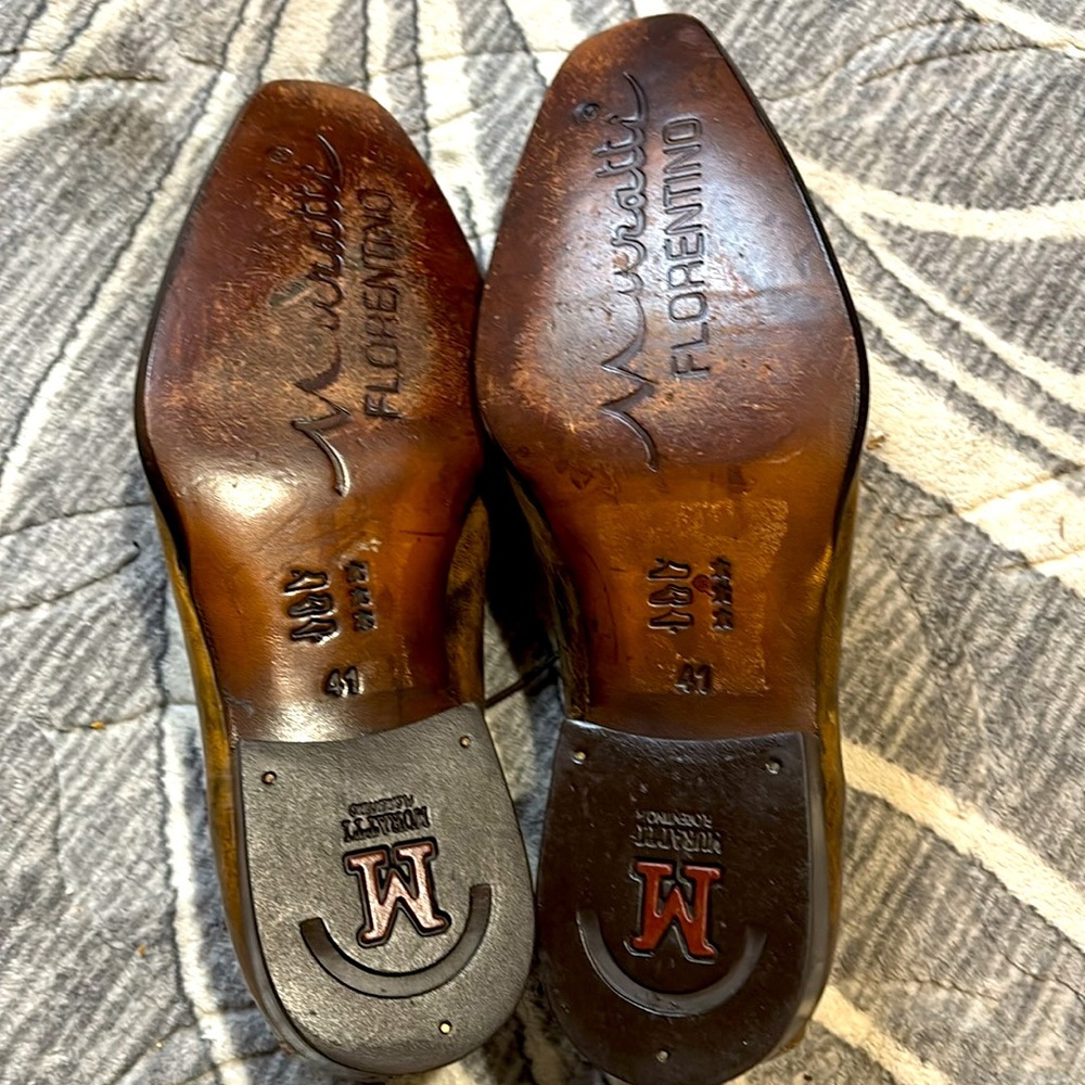 Authentic Muratti Florentino men’s leather dress shoes. Perfect condition. - Picture 2 of 5